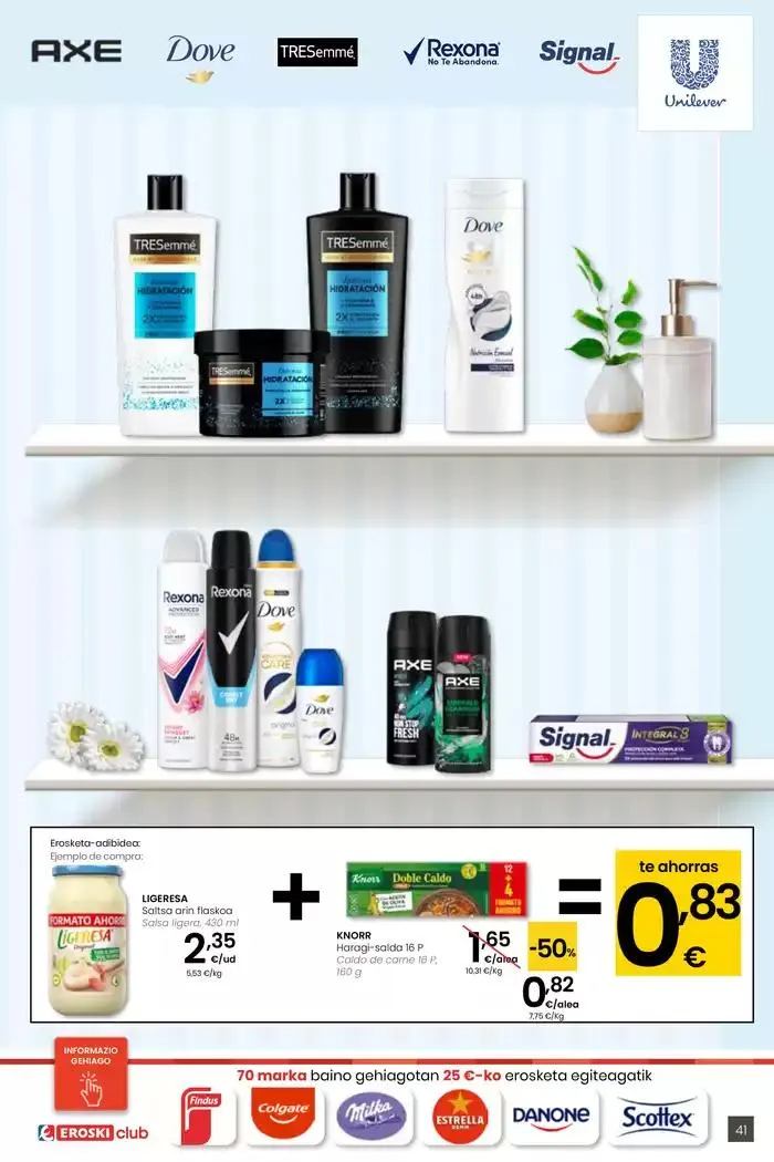 Catálogo de AUKERA OFERTA HIPERMERKATUAK EROSKI 10 de abril al 29 de abril 2025 - Página 41