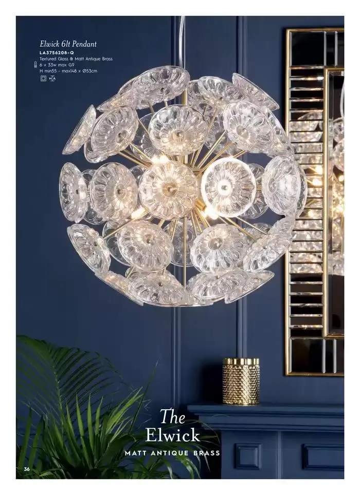 Catálogo de Lighting & Mirror Collection 12 de marzo al 31 de agosto 2025 - Página 38