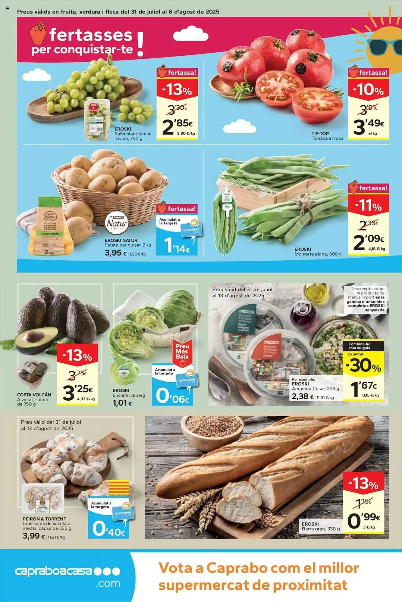 Catálogo de Folleto Caprabo 31 de julio al 13 de agosto 2025 - Página 4