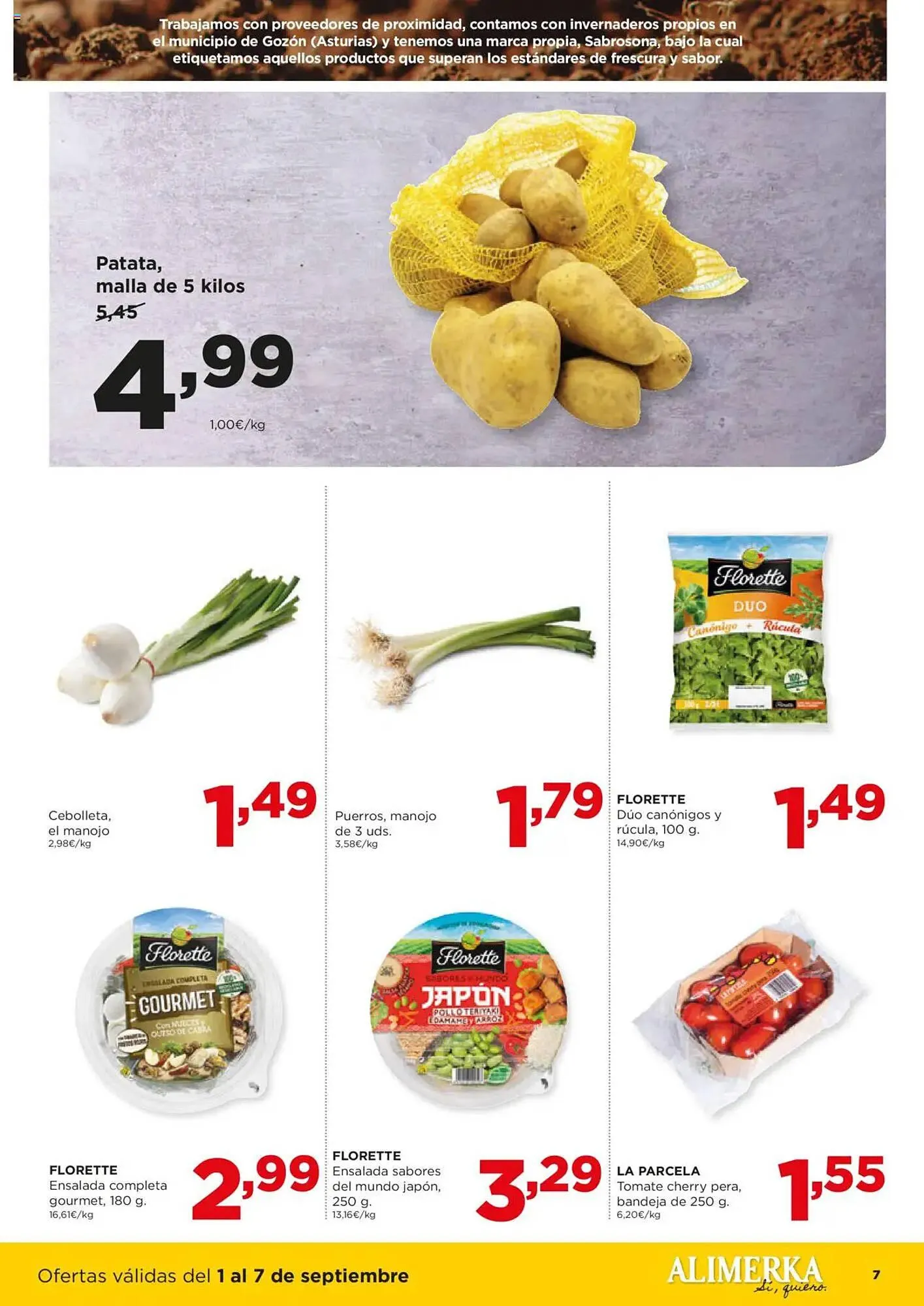 Catálogo de Folleto Alimerka 1 de septiembre al 7 de septiembre 2025 - Página 7