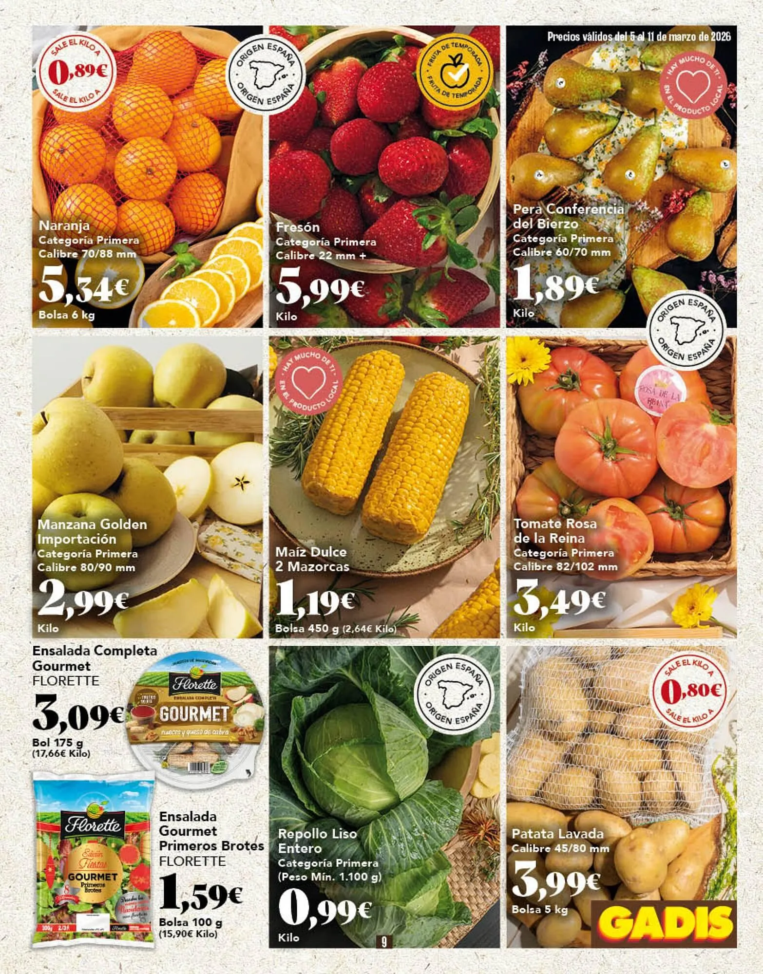 Catálogo de Folleto Gadis 5 de marzo al 11 de marzo 2026 - Página 9
