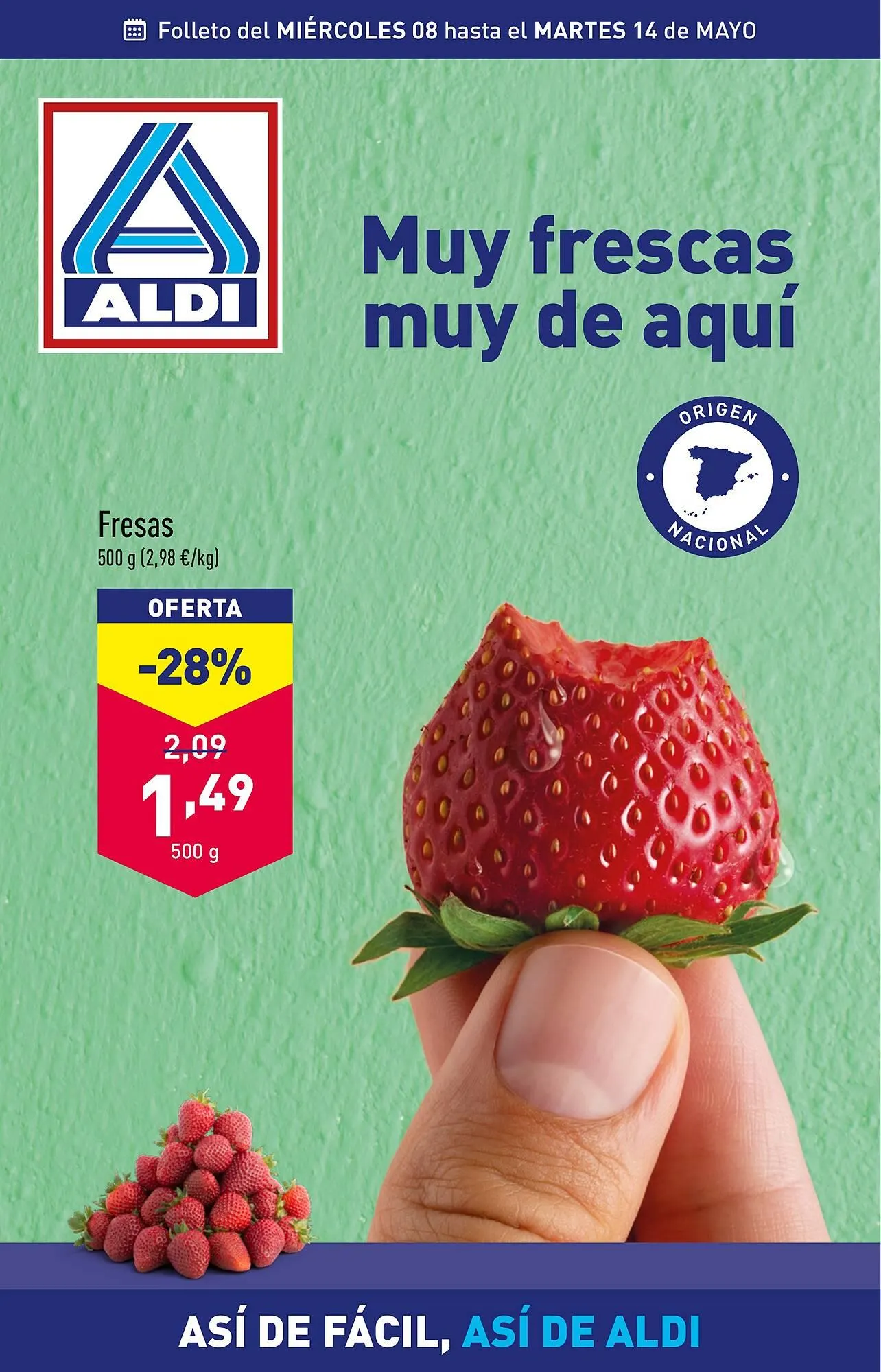 Catálogo de Folleto ALDI 8 de mayo al 14 de mayo 2024 - Página 1
