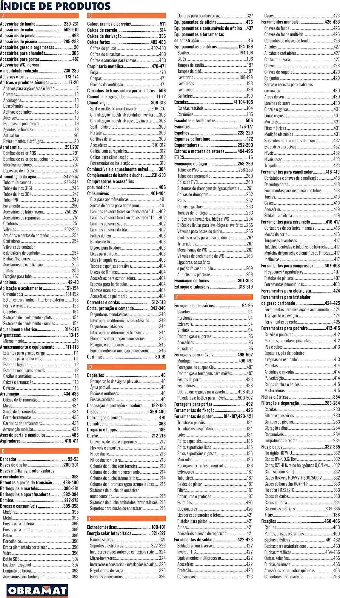 Catálogo de Folleto Obramat 17 de agosto al 28 de diciembre 2025 - Página 516