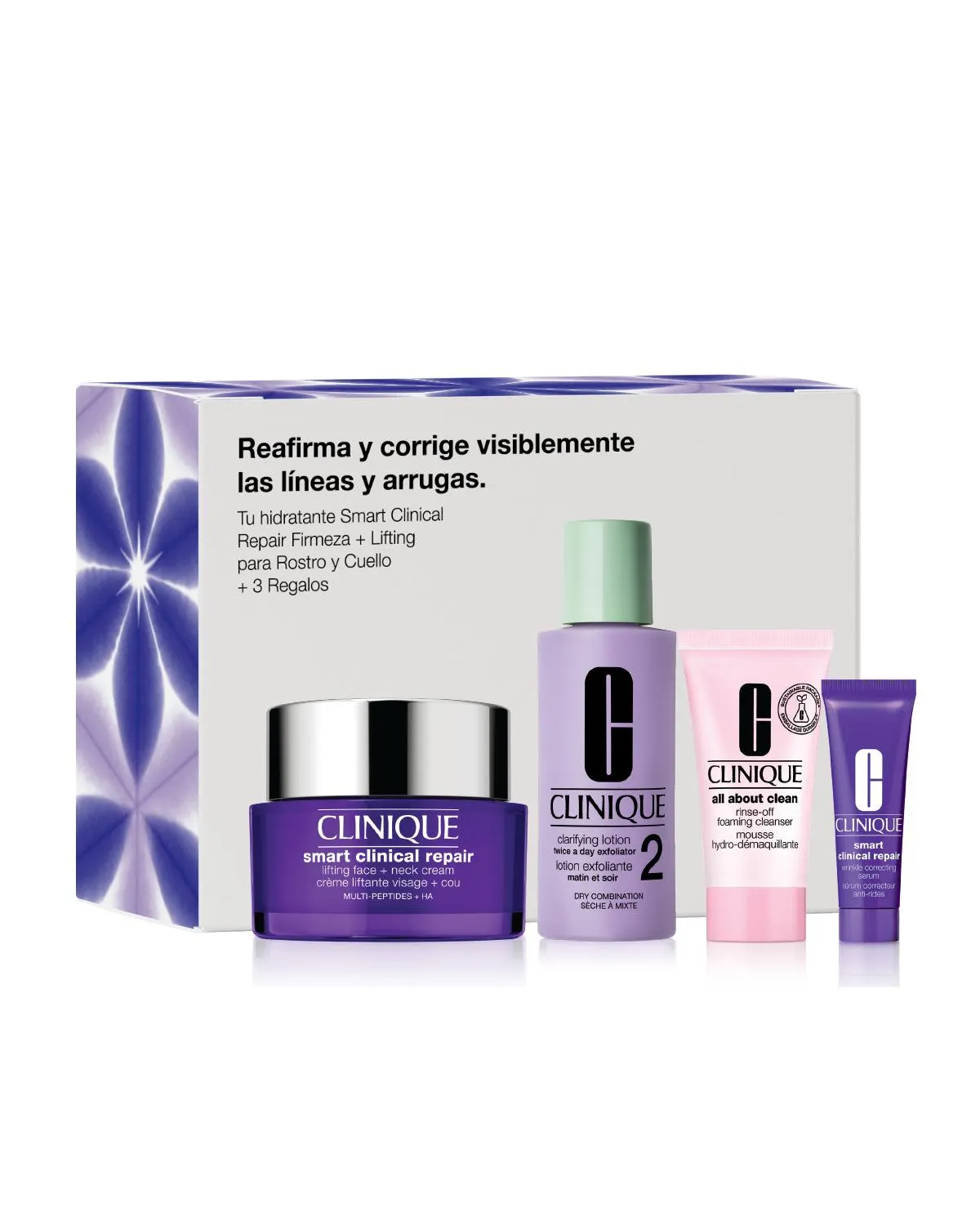 Set reafirma y corrige visiblemente las líneas y arrugas