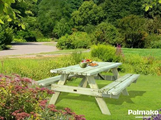 Mesa picnic madera Ruby