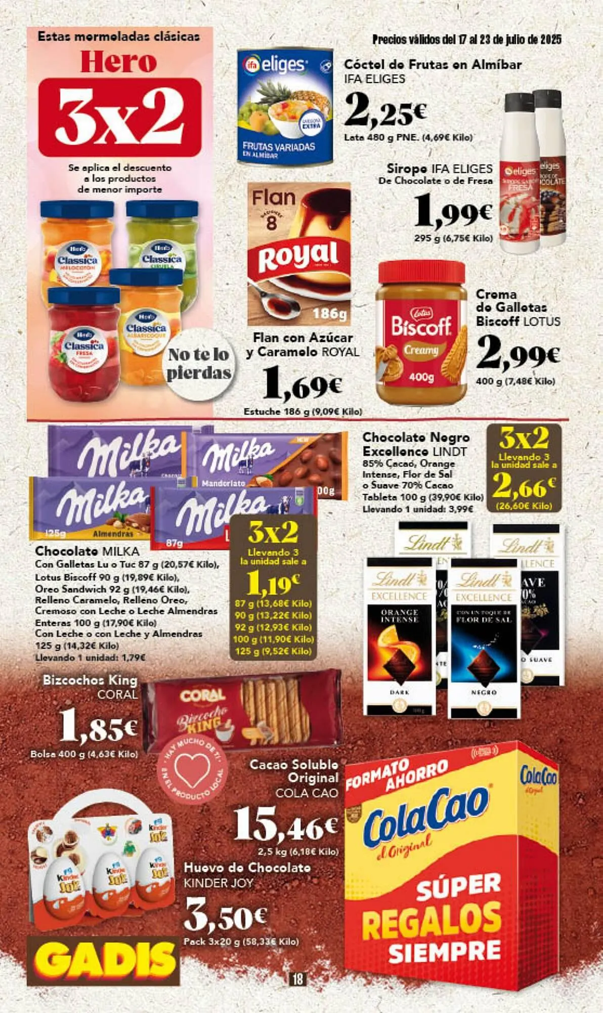 Catálogo de Folleto Gadis 17 de julio al 23 de julio 2025 - Página 18