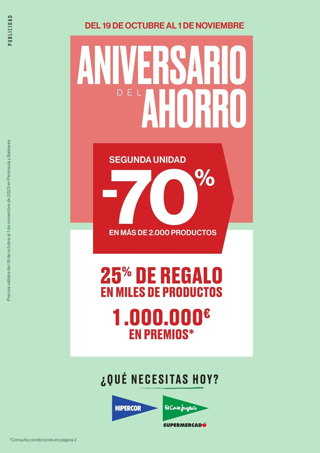 Catálogo de Hipercor Oferta actual 17 de noviembre al 1 de diciembre 2024 - Página 1