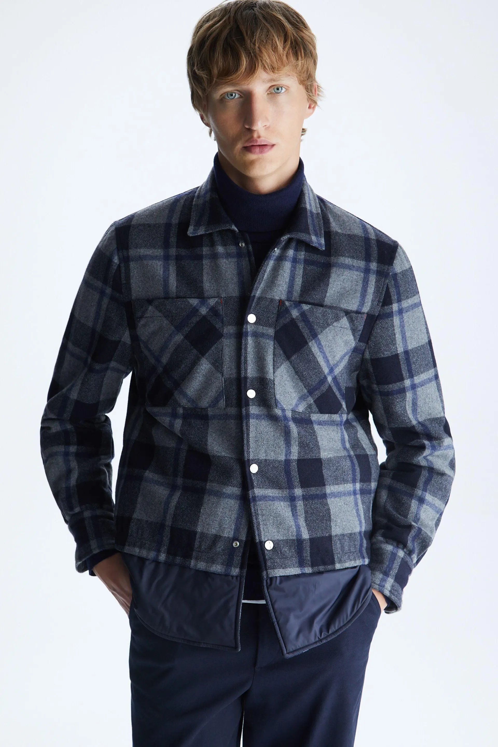 Sobrecamisa paño cuadros