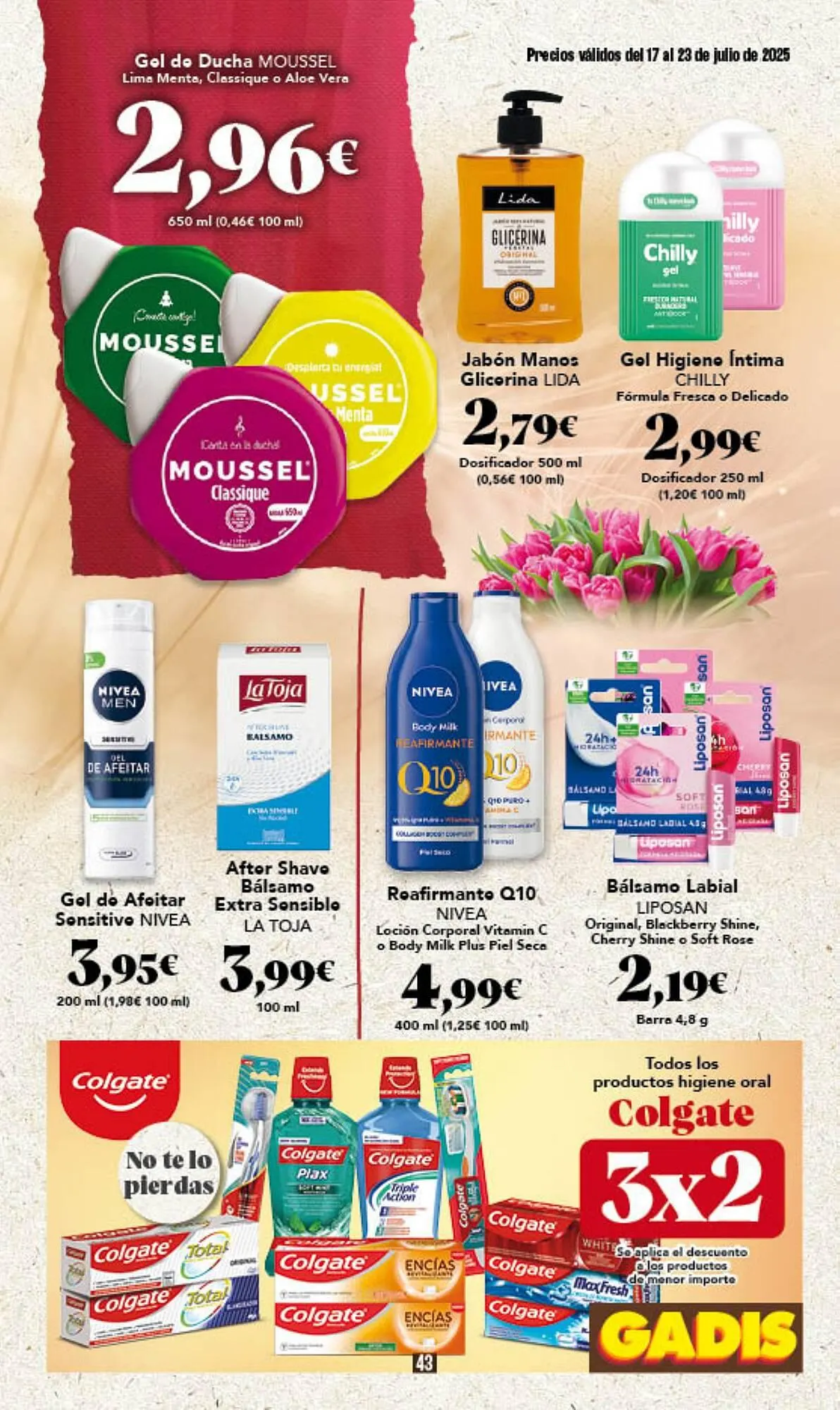 Catálogo de Folleto Gadis 17 de julio al 23 de julio 2025 - Página 43