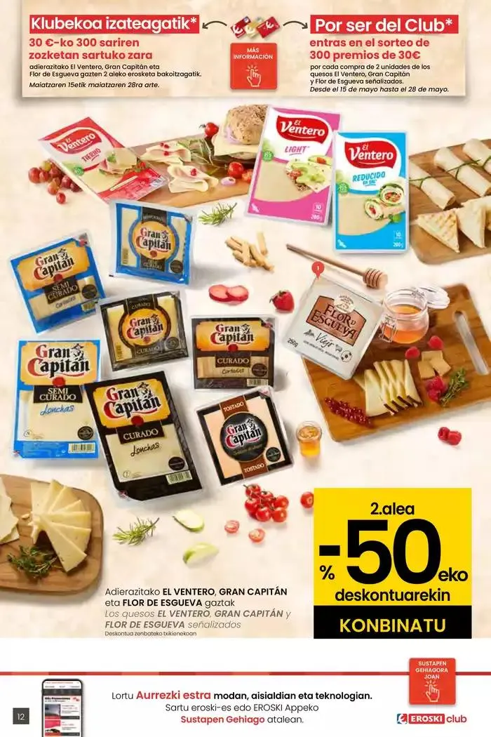 Catálogo de AUKERA OFERTA HIPERMERKATUAK EROSKI 15 de mayo al 27 de mayo 2025 - Página 12