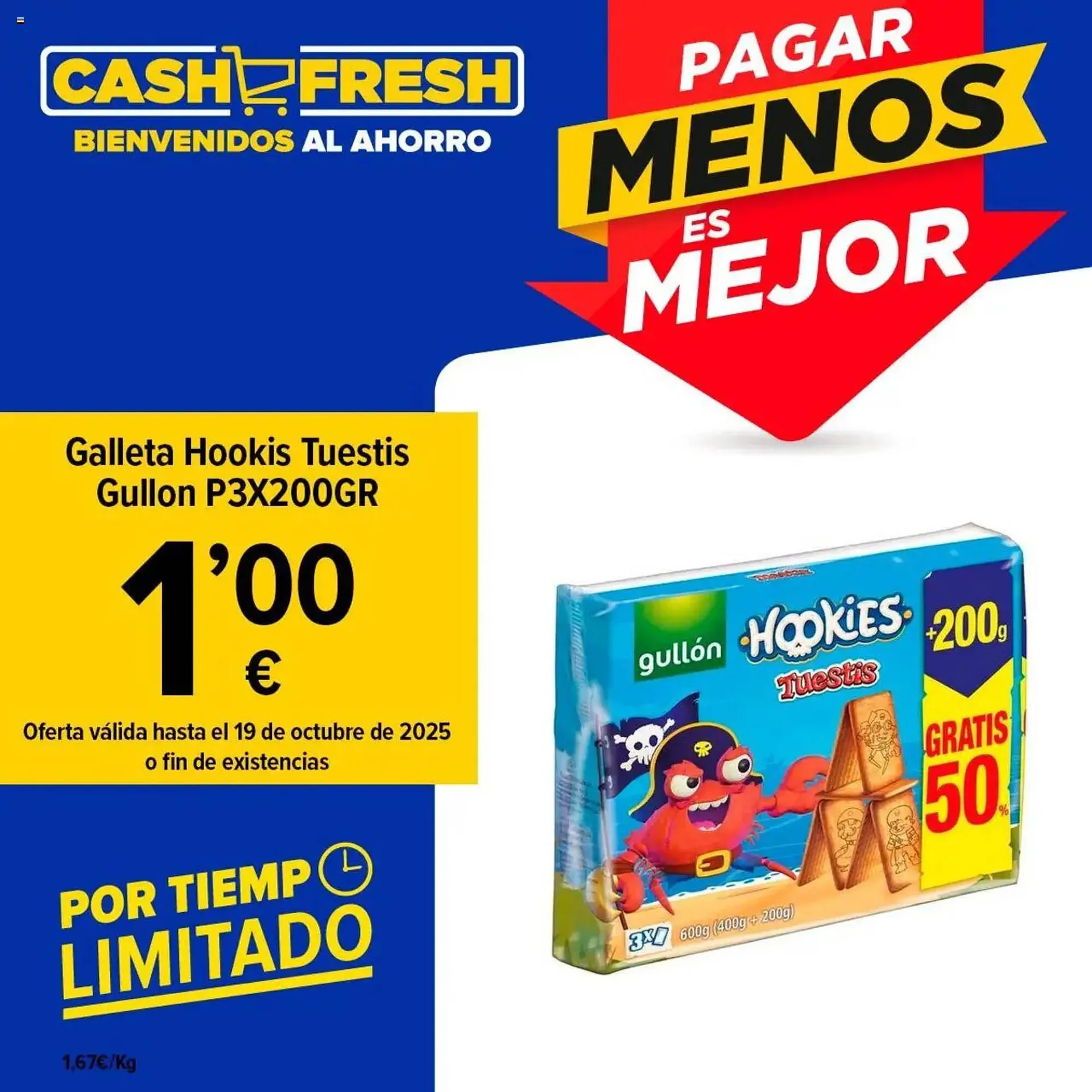 Catálogo de Folleto Cash Fresh 14 de octubre al 19 de octubre 2025 - Página 1