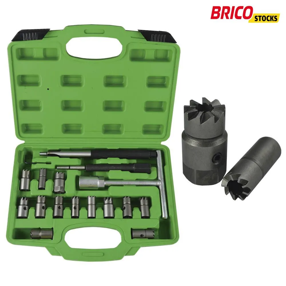 SET ESCARIADOR INYECTORES 17 PCS