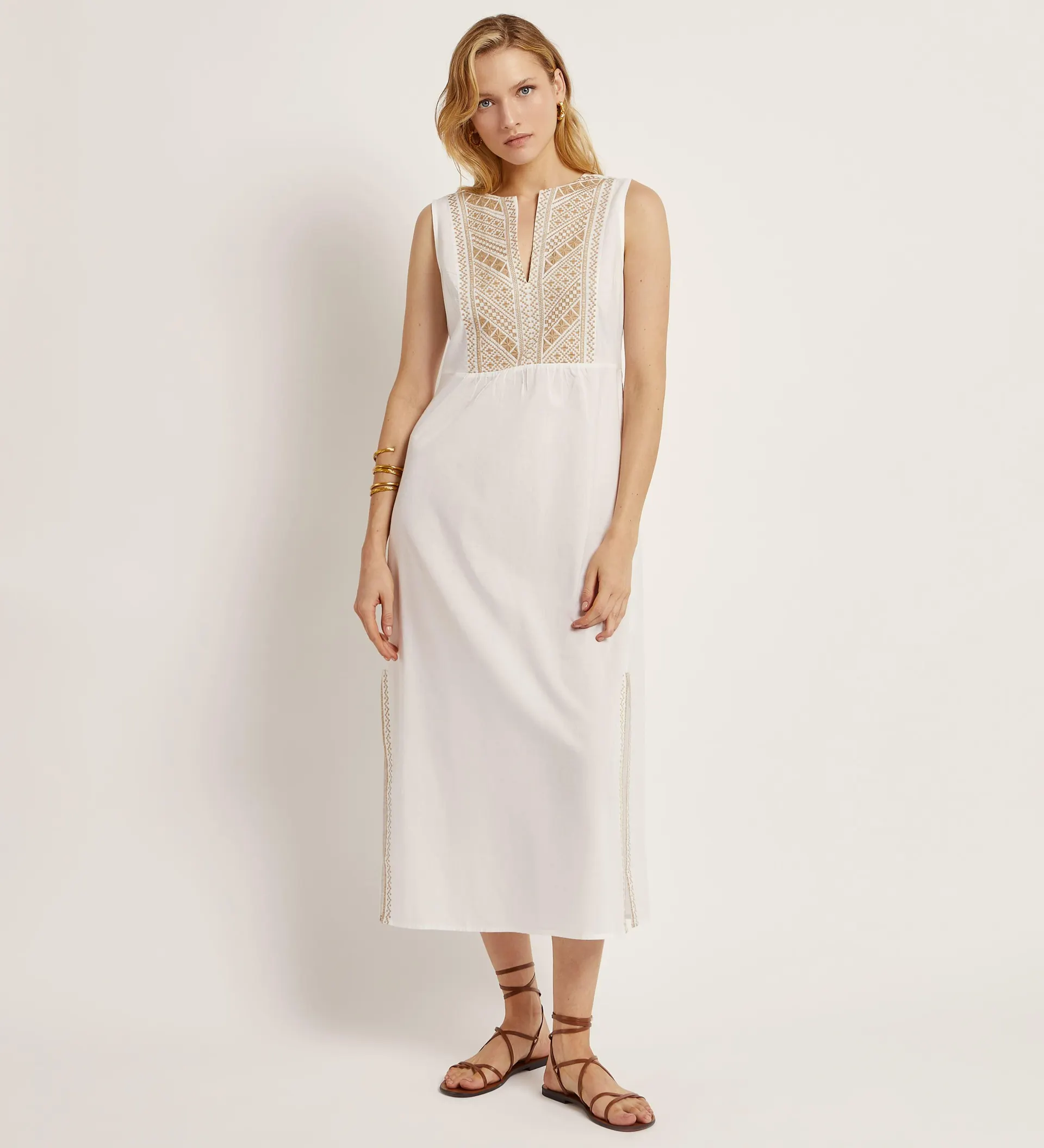 Vestido voile algodón