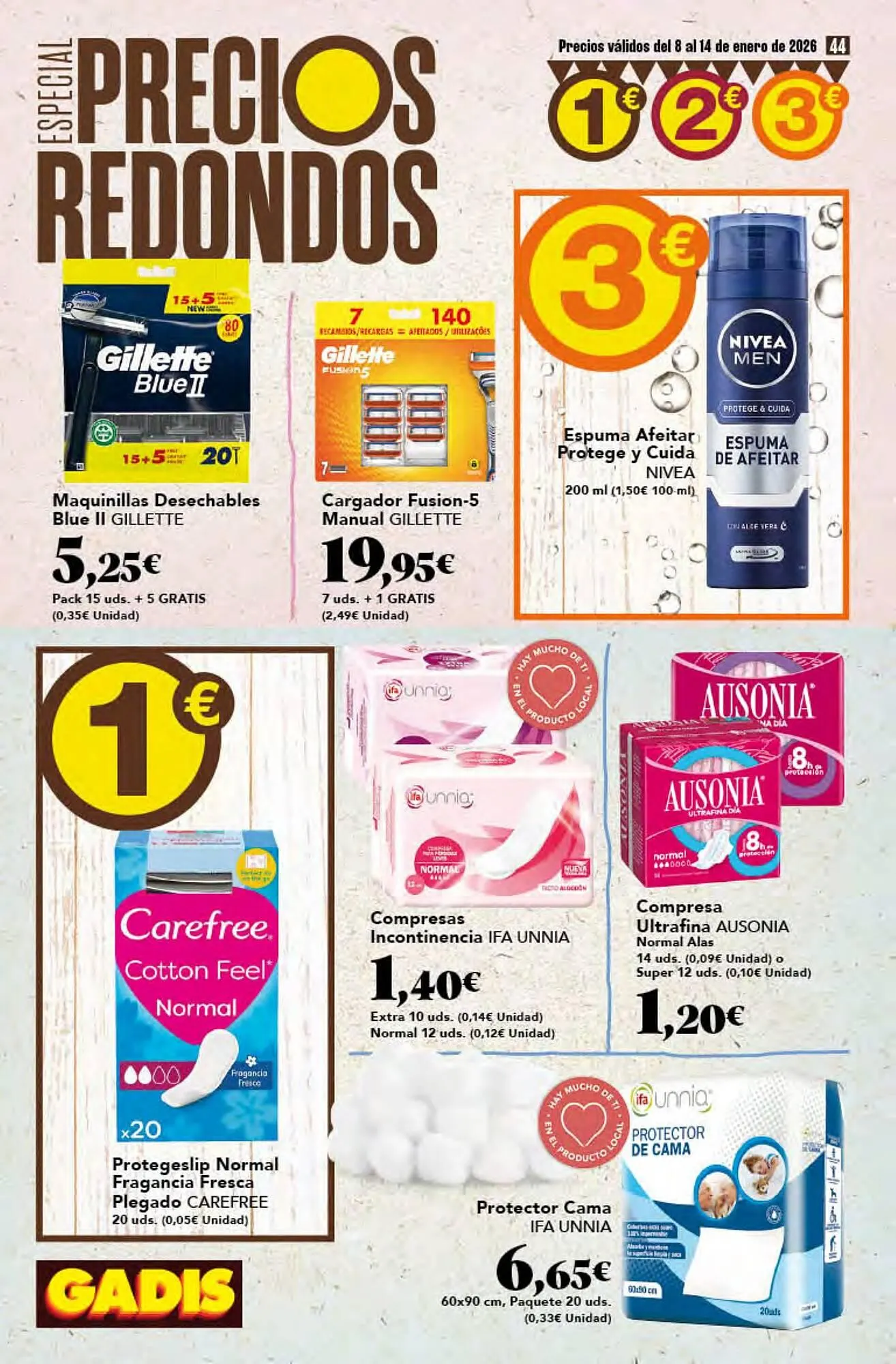 Catálogo de Folleto Gadis 8 de enero al 14 de enero 2026 - Página 44