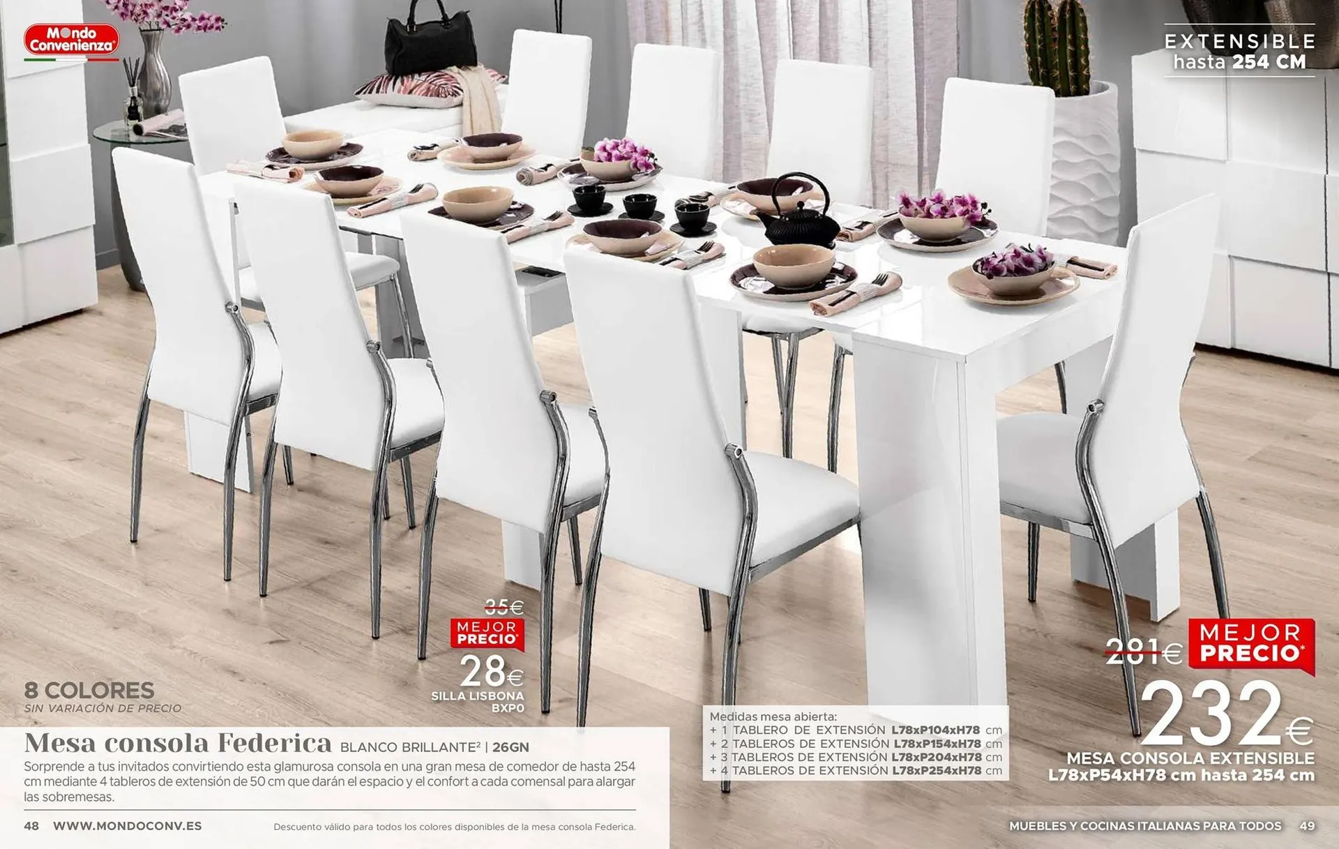 Catálogo de Folleto Mondo Convenienza 7 de septiembre al 31 de diciembre 2023 - Página 26