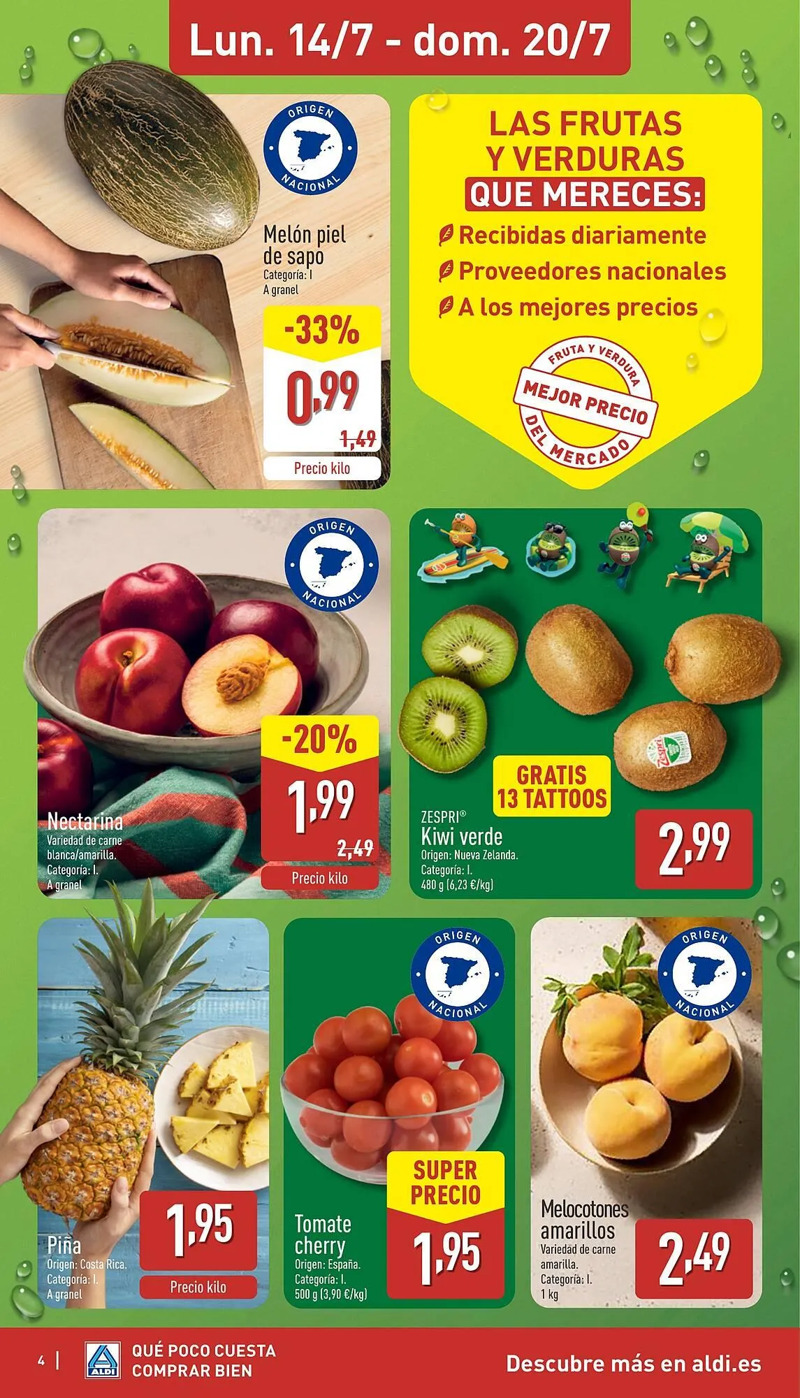 Catálogo de Folleto ALDI 14 de julio al 20 de julio 2025 - Página 4