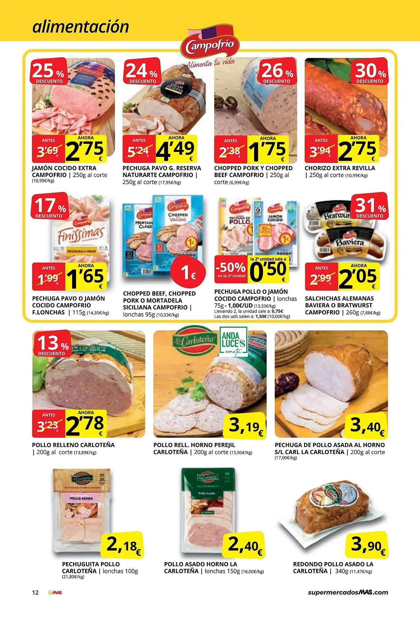 Catálogo de Folleto Supermercados MAS 3 de marzo al 26 de marzo 2026 - Página 12