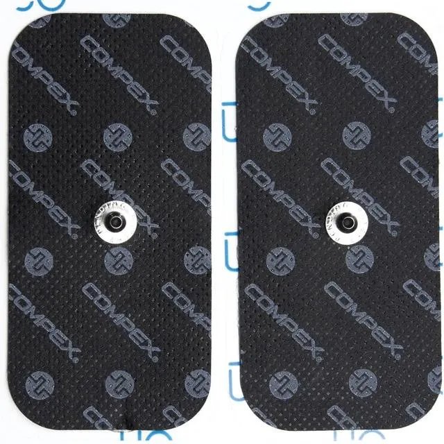 Pack 2 electrodos EasySnap Performance 5x10 1 snap Compex