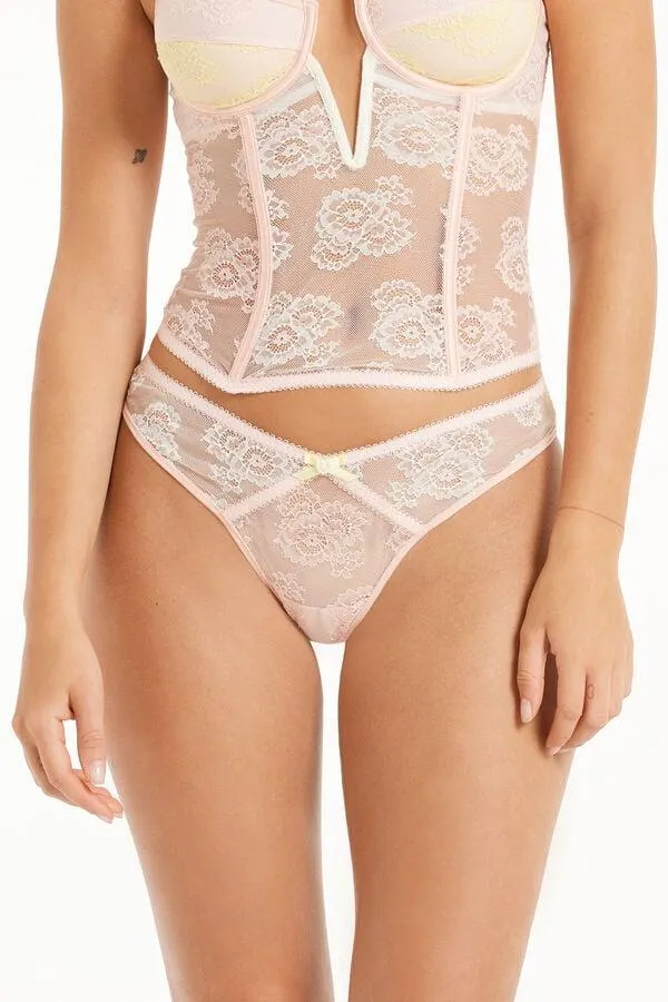 Braguita Brasileña con Pernera Alta Sunset Lace