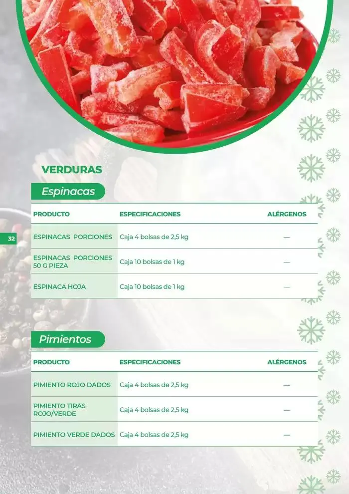 Catálogo de Catálogo de productos congelados 7 de octubre al 31 de diciembre 2024 - Página 32