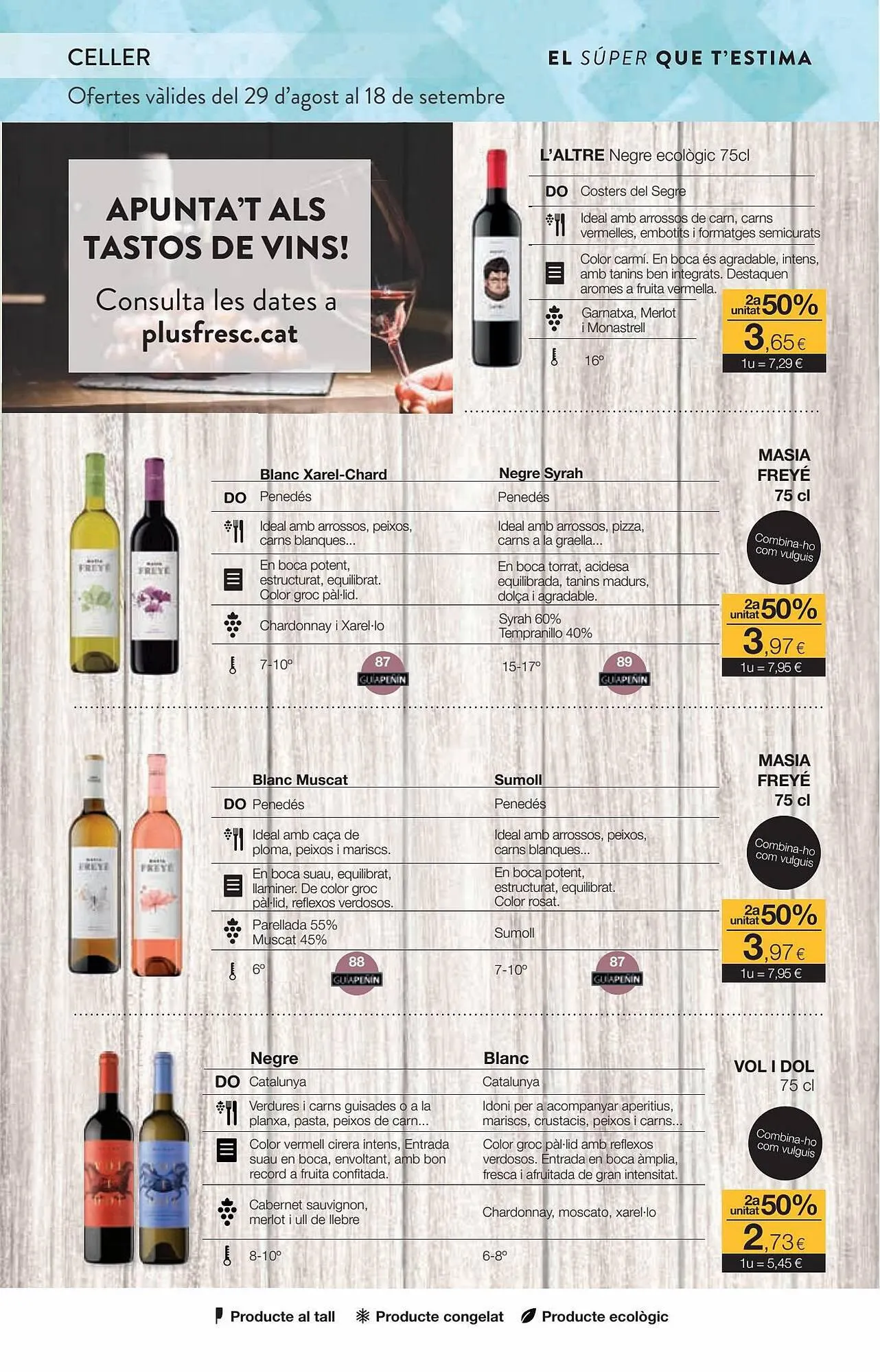 Catálogo de Folleto Plusfresc 29 de agosto al 18 de septiembre 2023 - Página 15