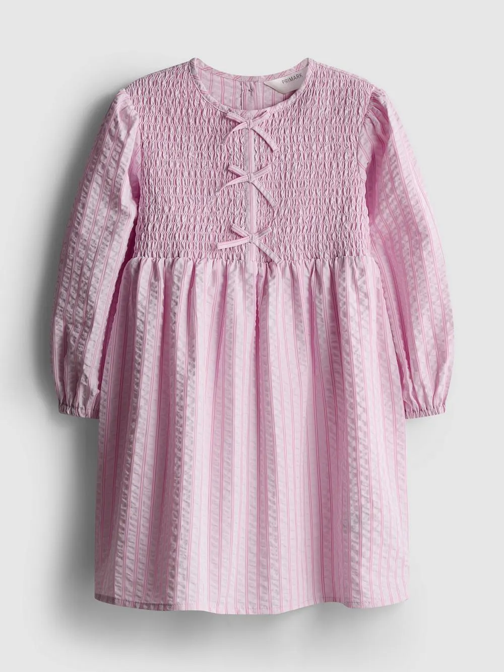 1,5-8 años | Vestido de sirsaca con lazo