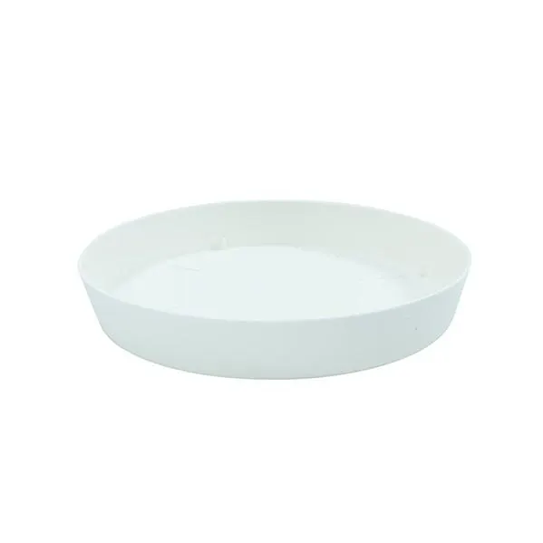 8717 BLA MACETA PLATO Redondo 17CM BLANCO