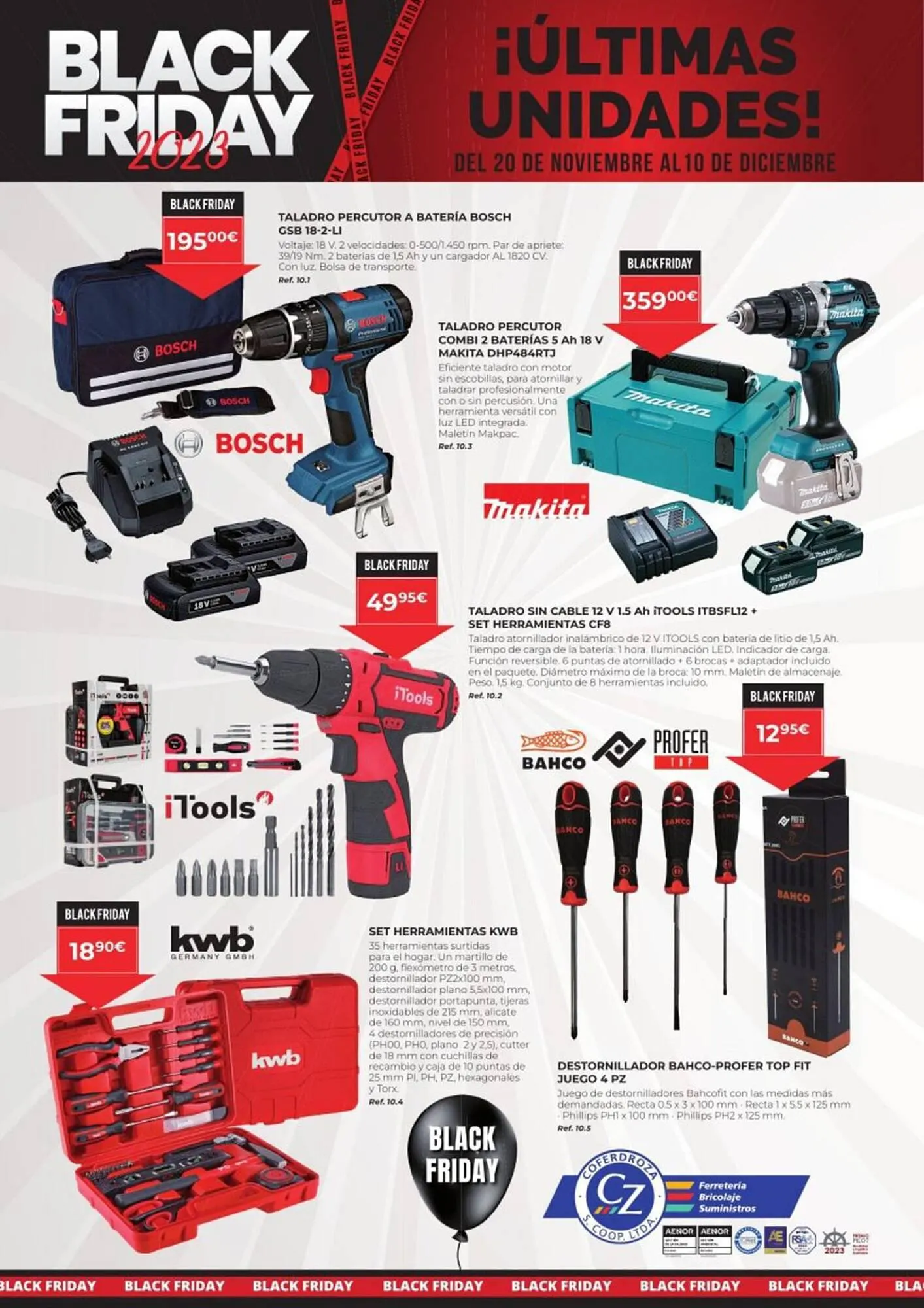 Catálogo de Folleto Coferdroza 20 de noviembre al 10 de diciembre 2023 - Página 1