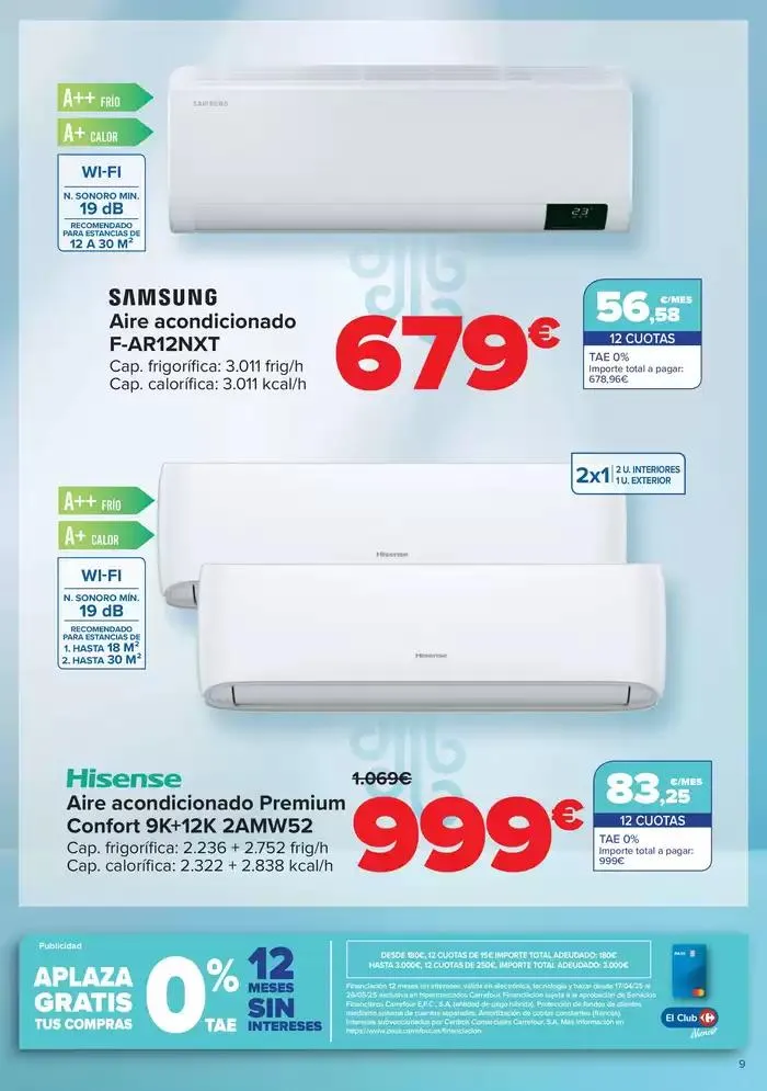 Catálogo de AIRE ACONDICIONADO - VENTILACIÓN 29 de abril al 19 de mayo 2025 - Página 9