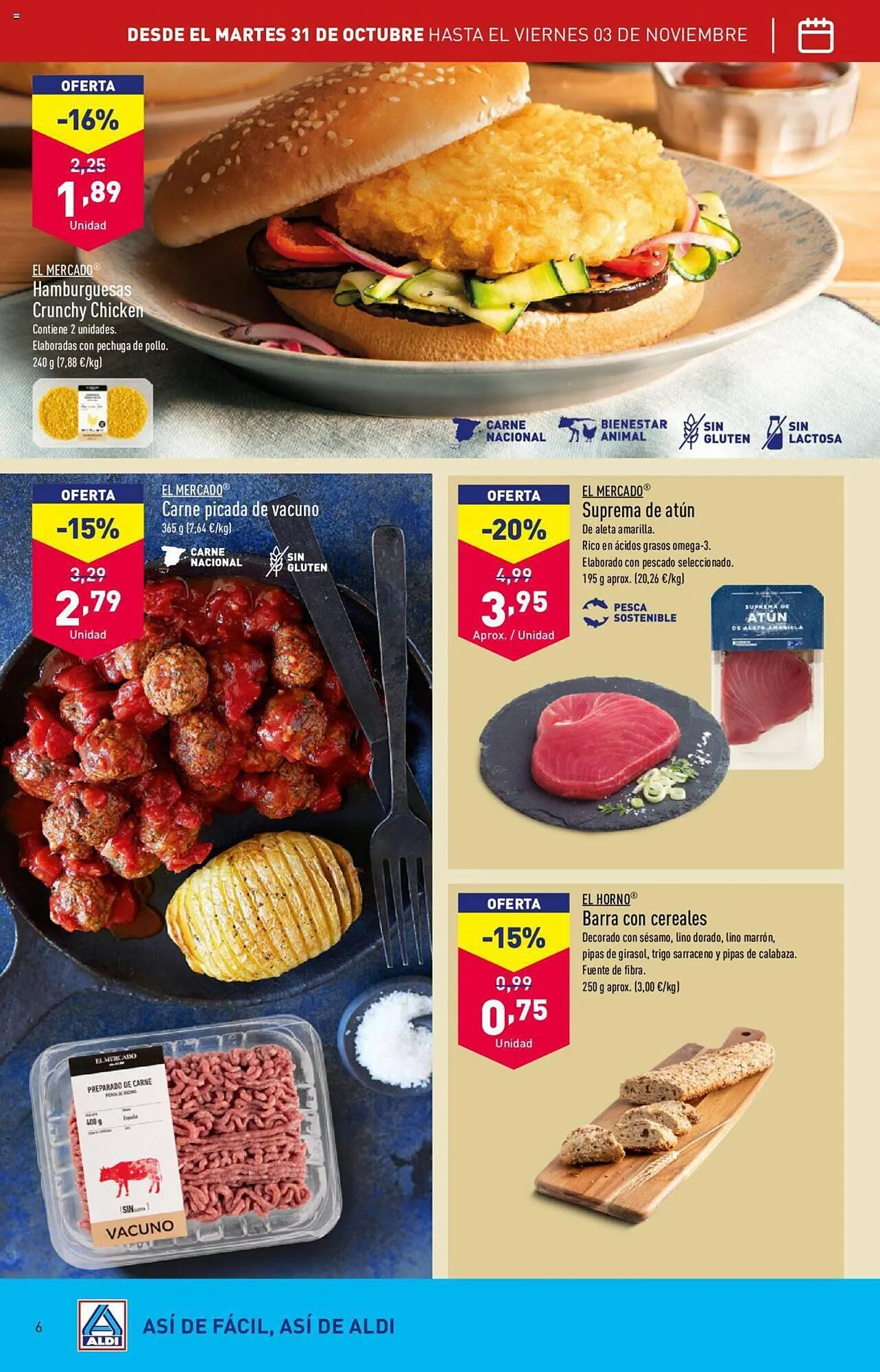 Catálogo de Folleto ALDI 31 de octubre al 7 de noviembre 2023 - Página 6