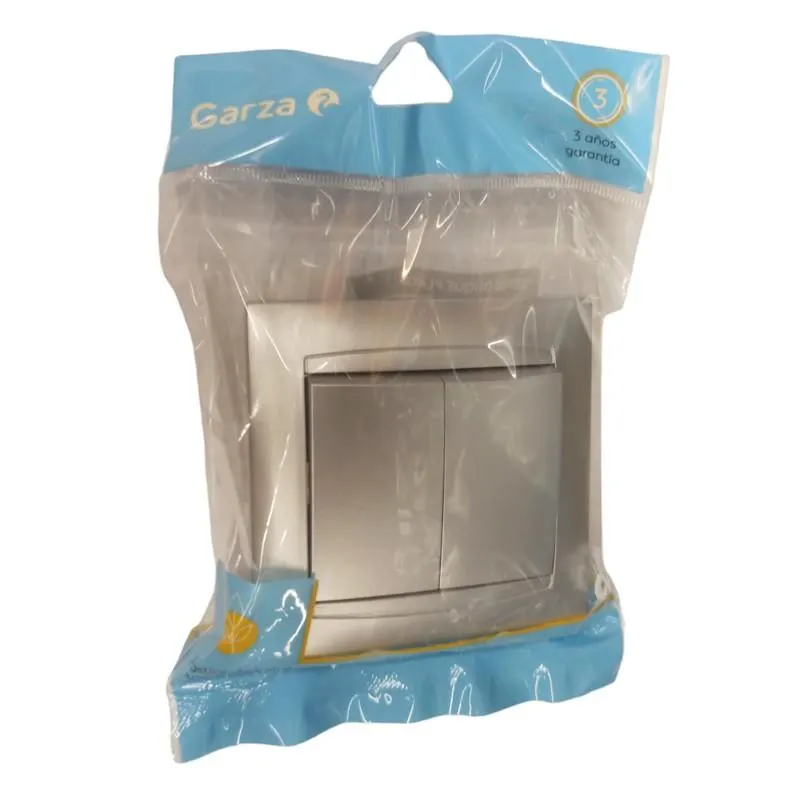 CONMUTADOR DOBLE GARZA 431037G 10A 250V PL