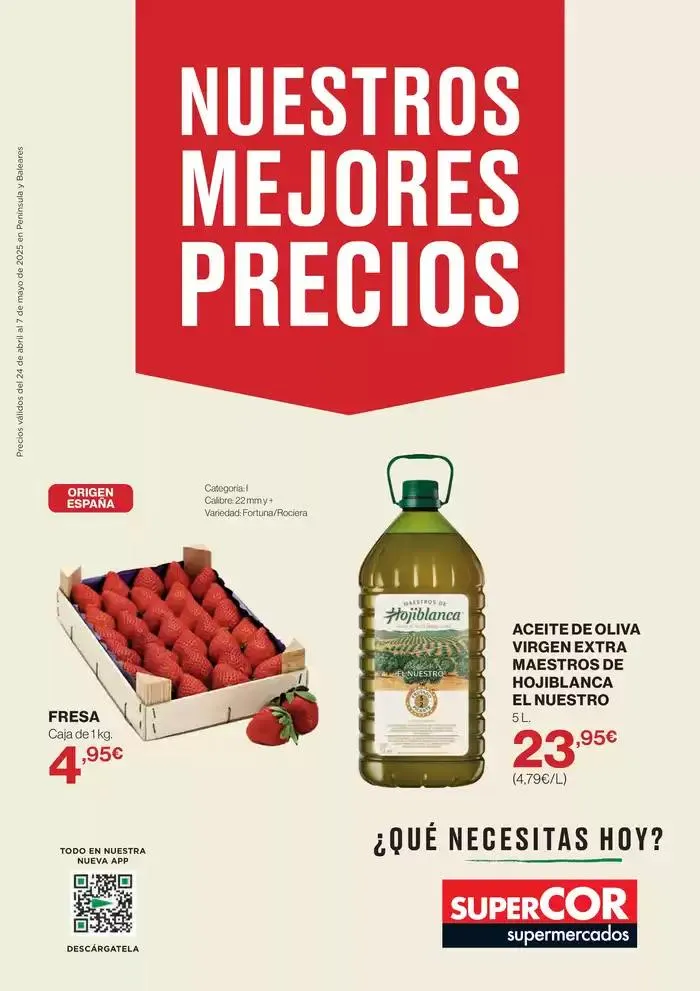 Catálogo de Precios válidos del 24 de abril al 7 de mayo en Península y Baleares 24 de abril al 7 de mayo 2025 - Página 1