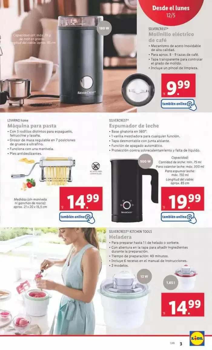 Catálogo de ¡Bazar Lidl! Ofertas válidas del 12/05 al 18/05 12 de mayo al 18 de mayo 2025 - Página 3