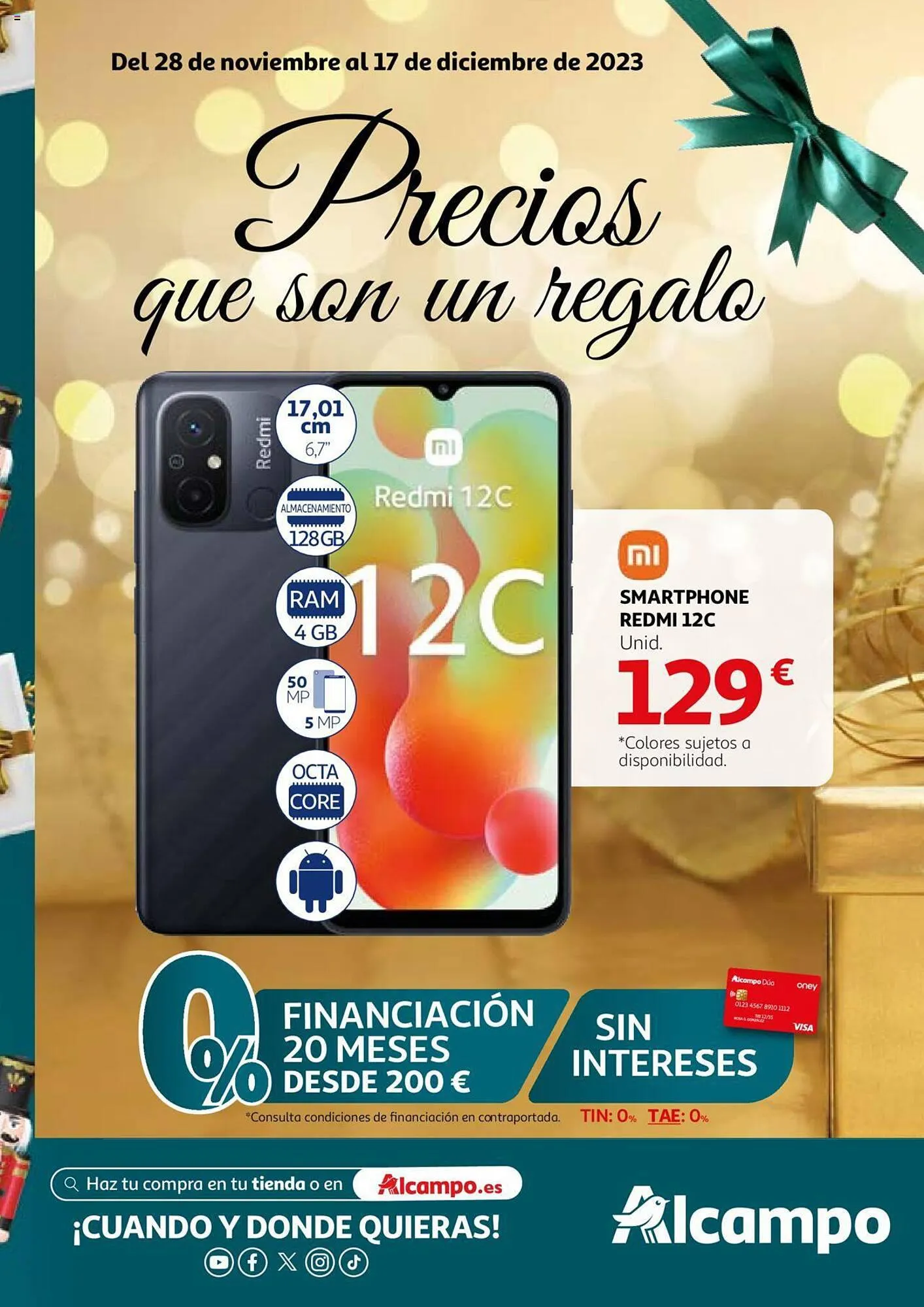 Catálogo de Folleto Alcampo 28 de noviembre al 17 de diciembre 2023 - Página 1