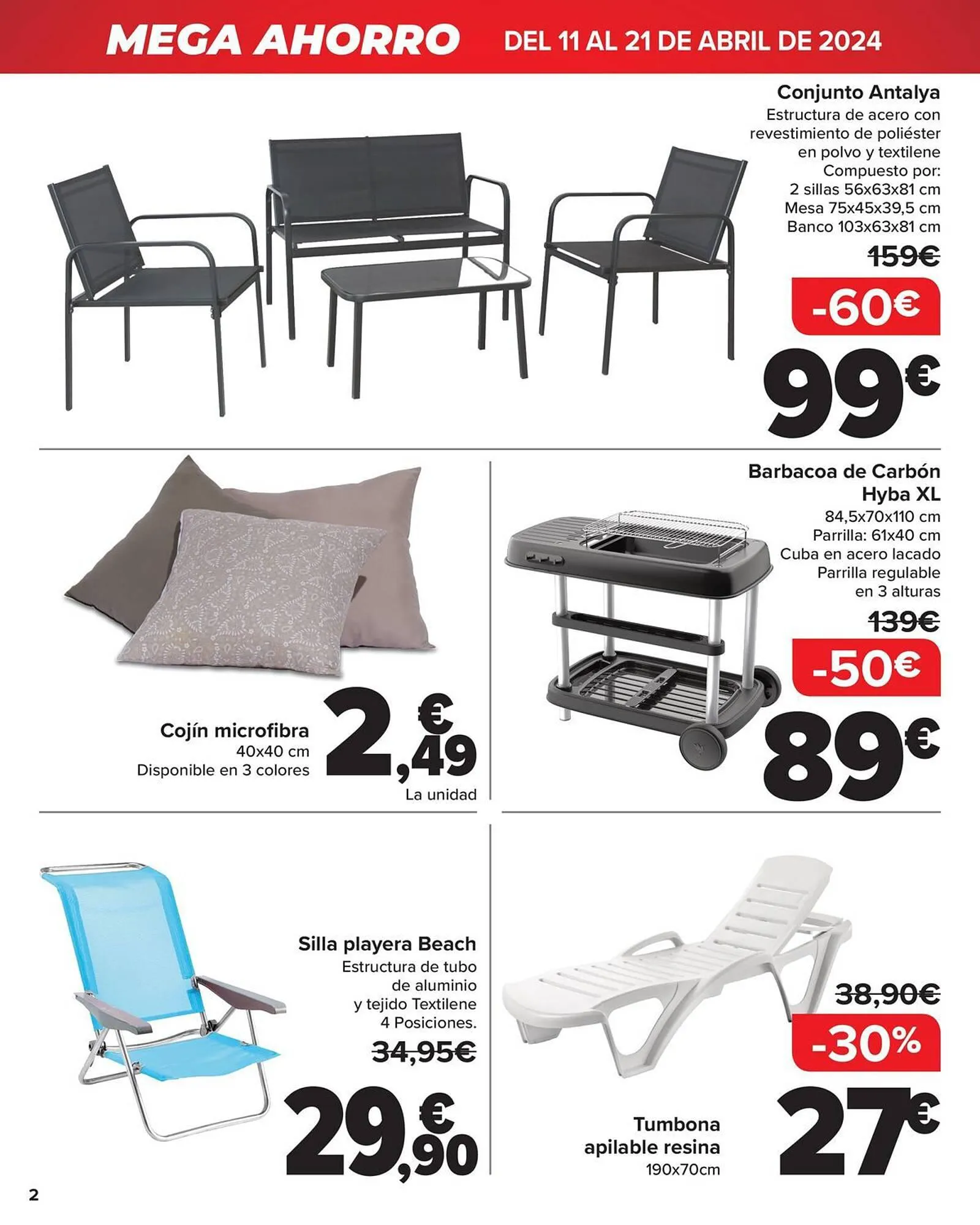 Catálogo de Folleto Carrefour 11 de abril al 21 de abril 2024 - Página 2