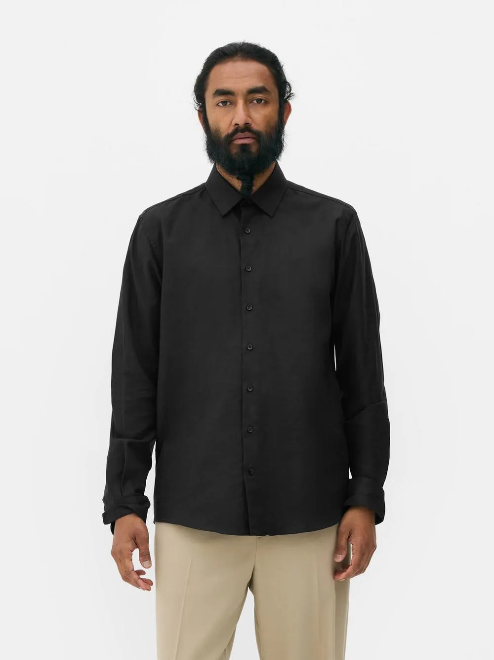 Chemise coupe regular texturée