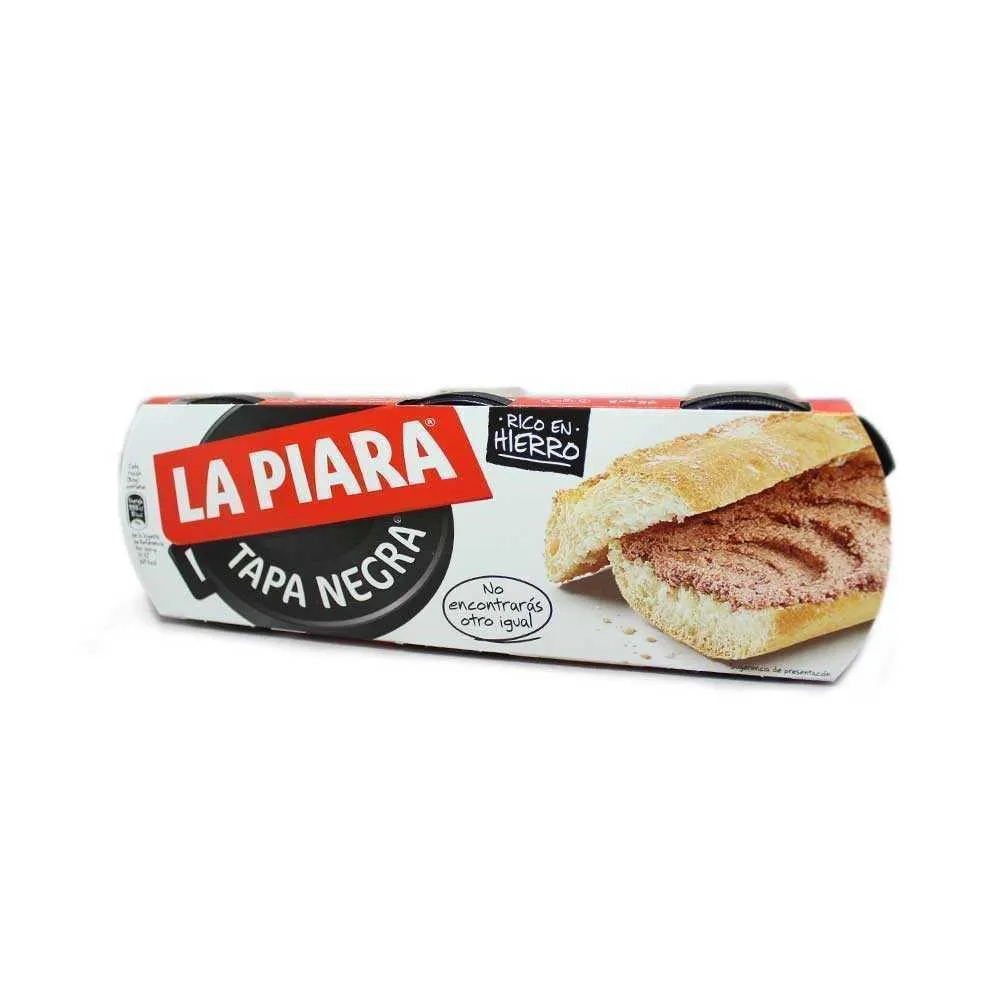 TAPA NEGRA PATE 3X75G