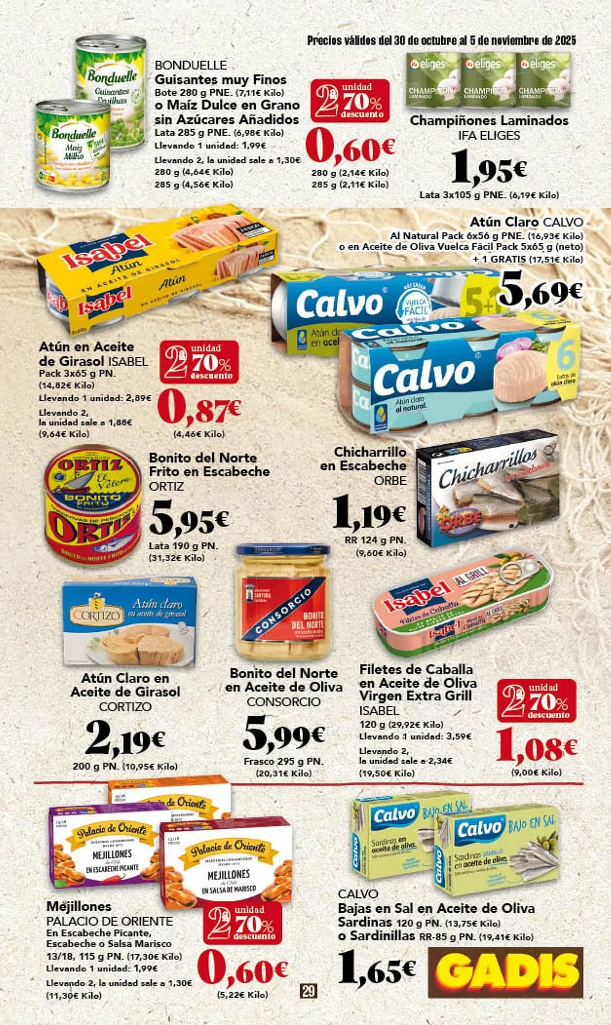 Catálogo de Folleto Gadis 30 de octubre al 5 de noviembre 2025 - Página 29
