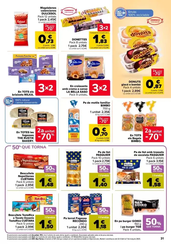 Catálogo de 50% QUE VUELVE + 3x2 10 de abril al 21 de abril 2025 - Página 31