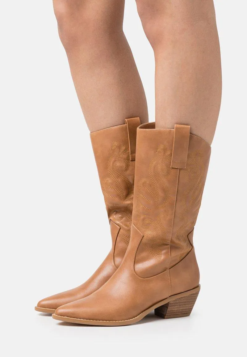 Botas camperas - cognac