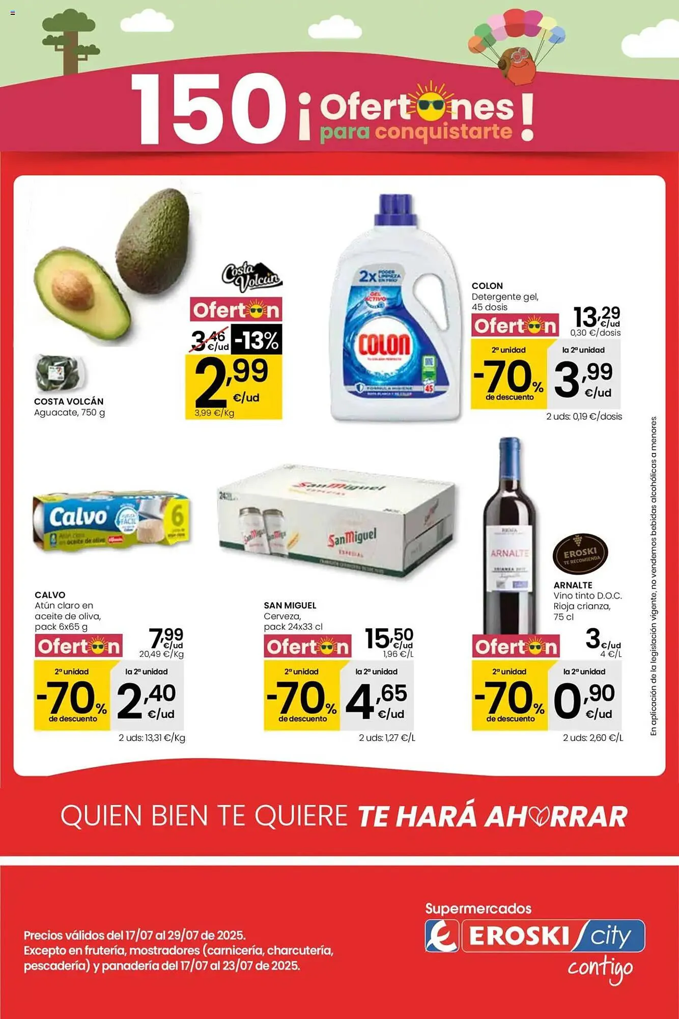 Catálogo de Folleto Eroski 17 de julio al 29 de julio 2025 - Página 1