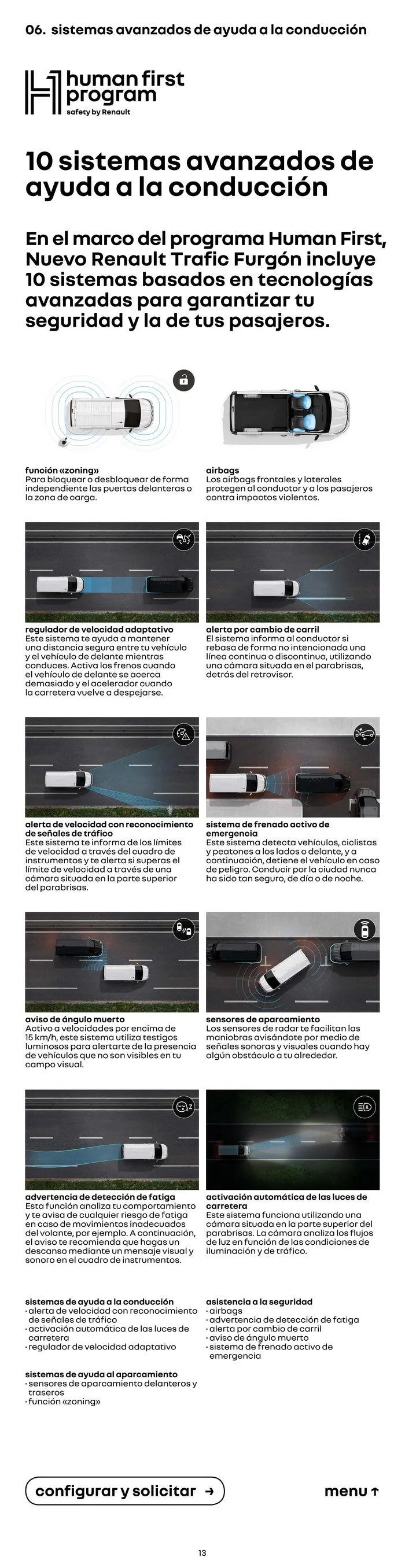 Catálogo de Renault Trafic Furgón E-Tech 100% Eléctrico 18 de julio al 18 de julio 2025 - Página 13