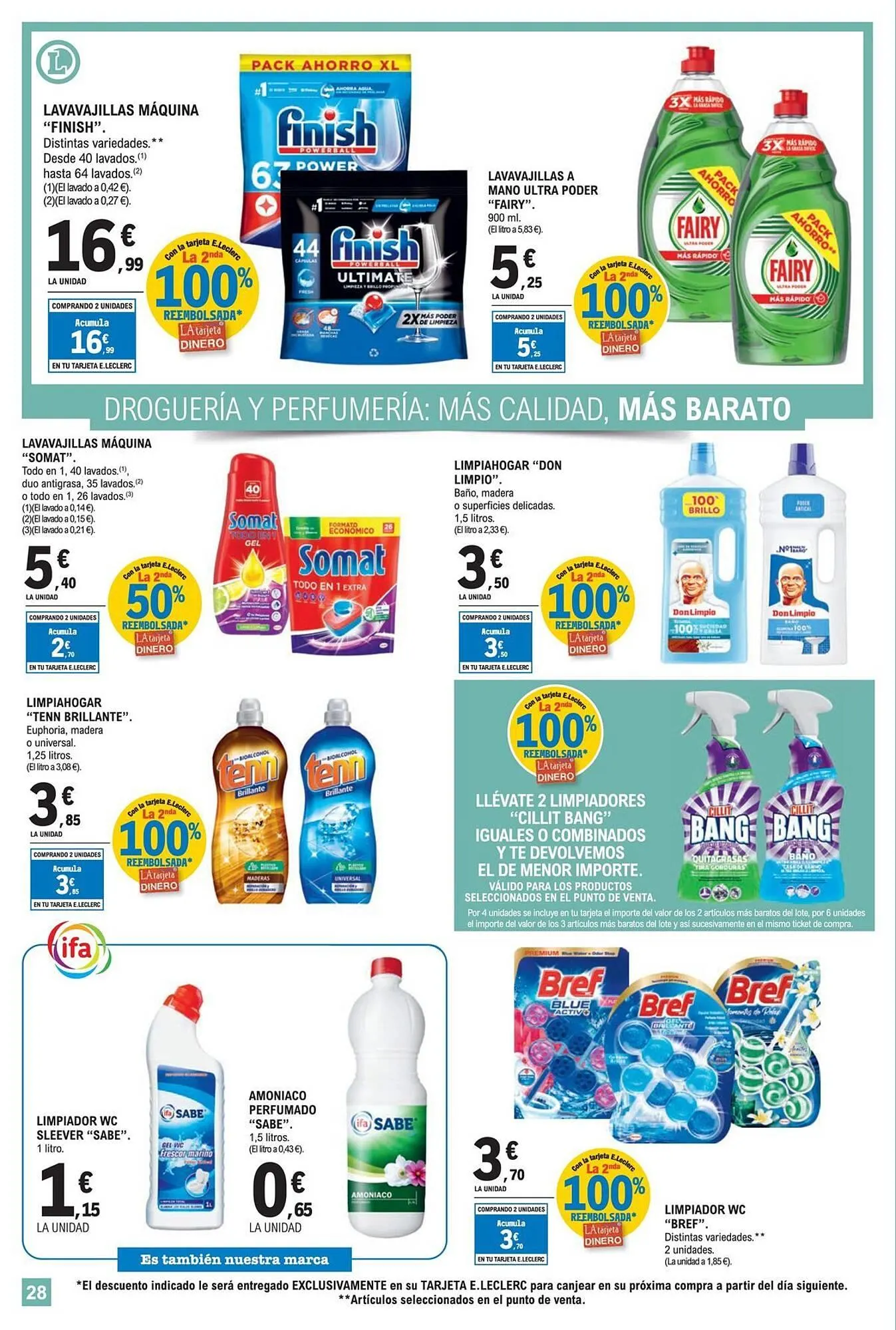 Catálogo de Folleto E.Leclerc 30 de julio al 10 de agosto 2025 - Página 28