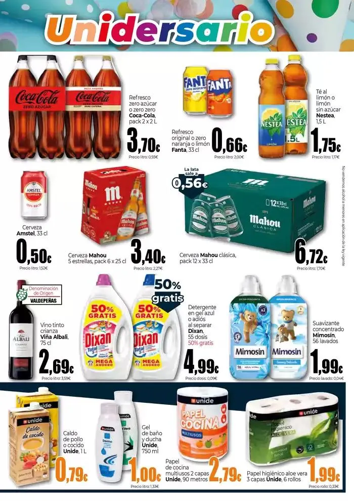 Catálogo de Unidersario - UNIDE Supermercados 3 de octubre al 16 de octubre 2024 - Página 3