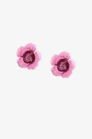 Pendientes de rosa