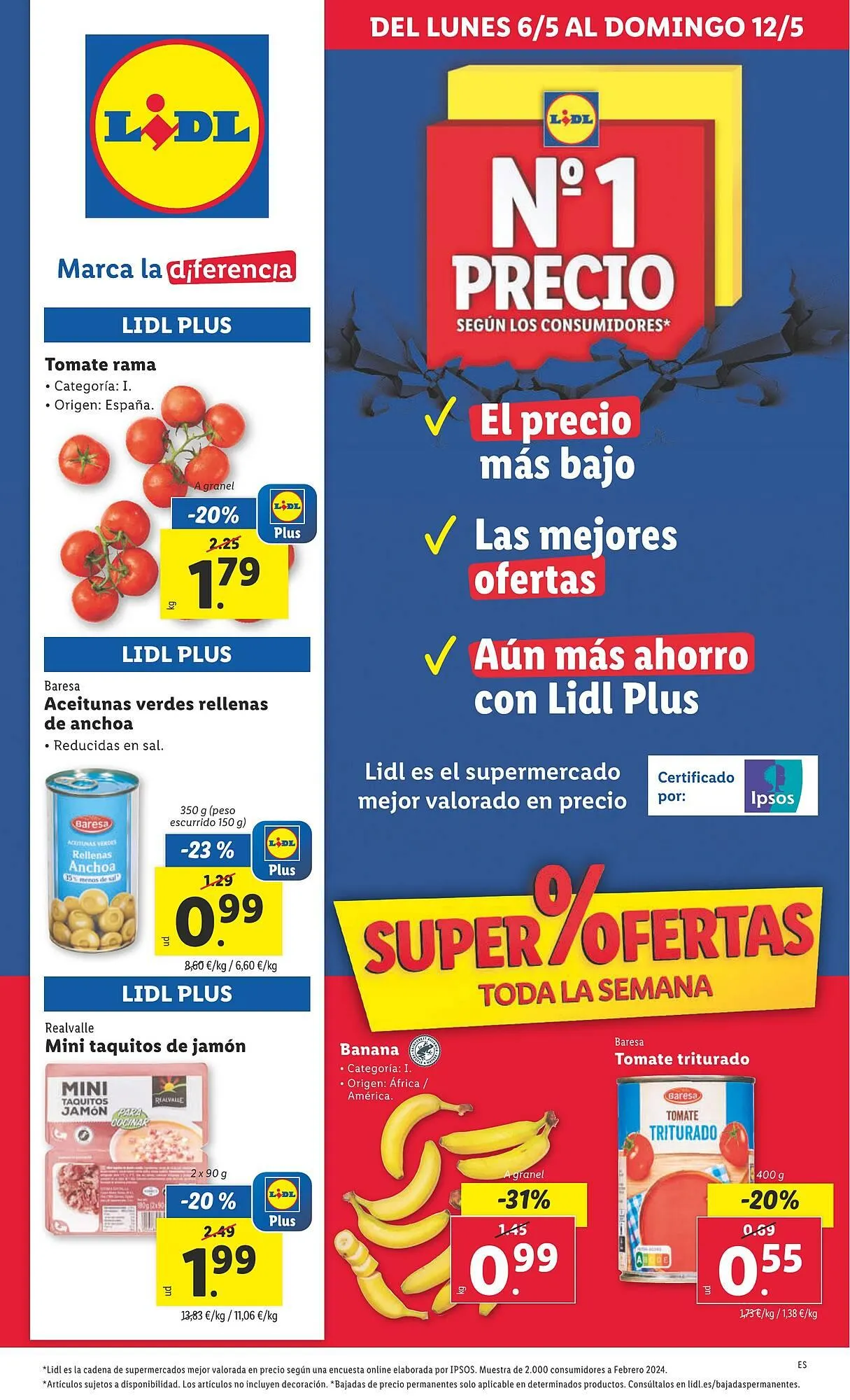 Catálogo de Folleto Lidl 6 de mayo al 12 de mayo 2024 - Página 1
