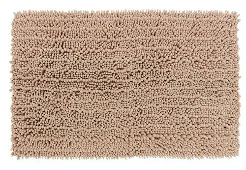 Alfombrilla de baño ROSVIK chenilla arena 50x80cm