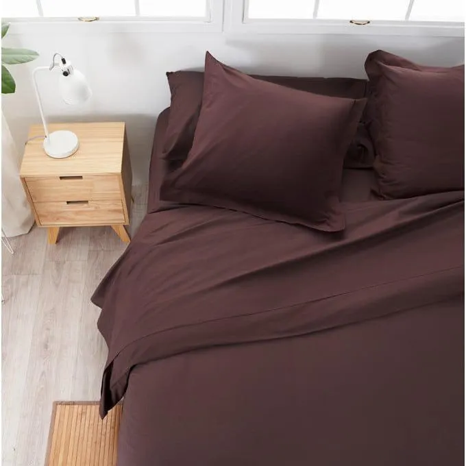 Sábana Encimera Algodón - Basic Chocolate