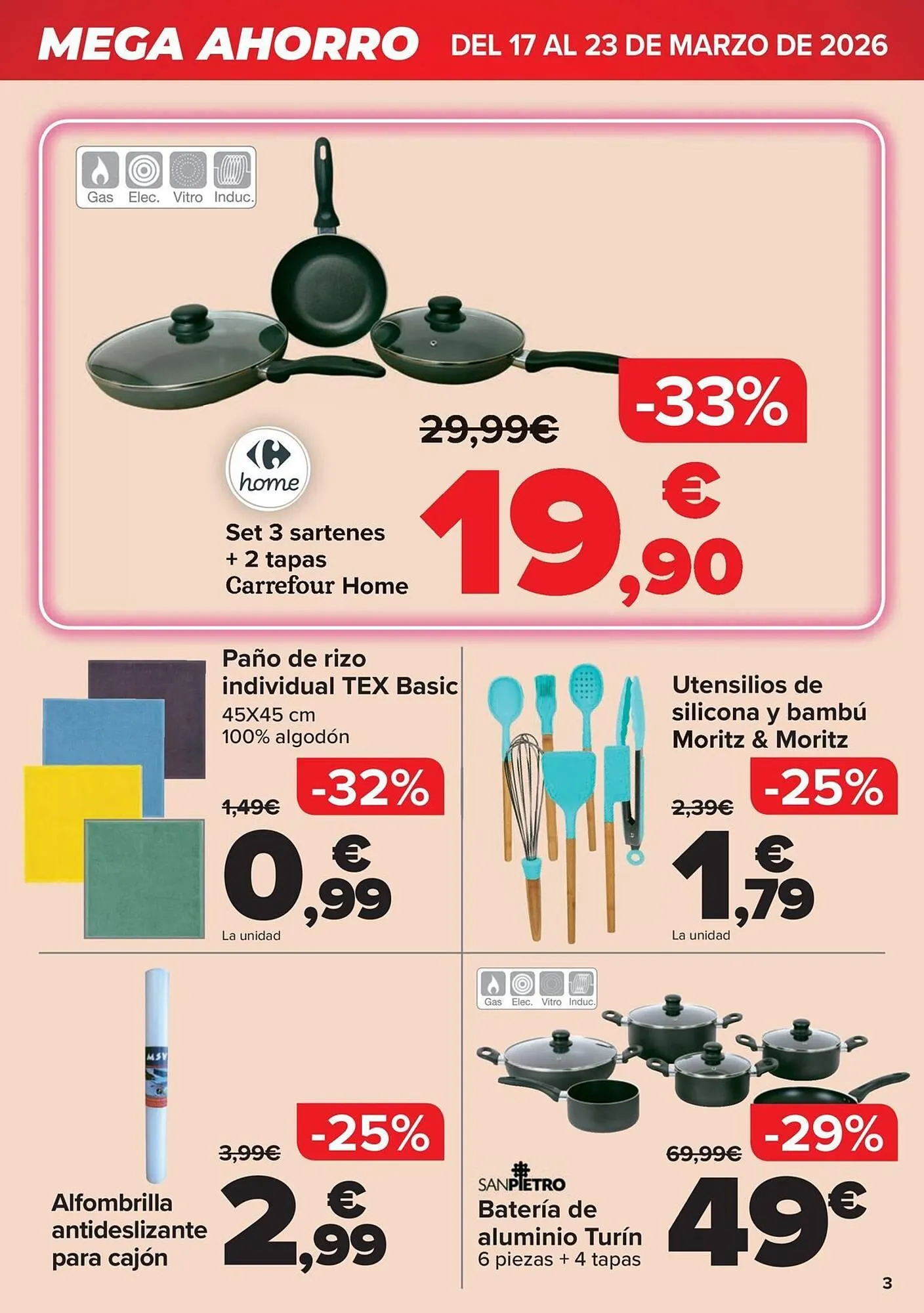 Catálogo de Folleto Carrefour 17 de marzo al 23 de marzo 2026 - Página 3