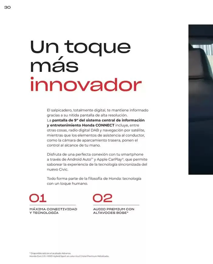 Catálogo de Honda Civic-Hybrid 30 de agosto al 30 de junio 2025 - Página 30